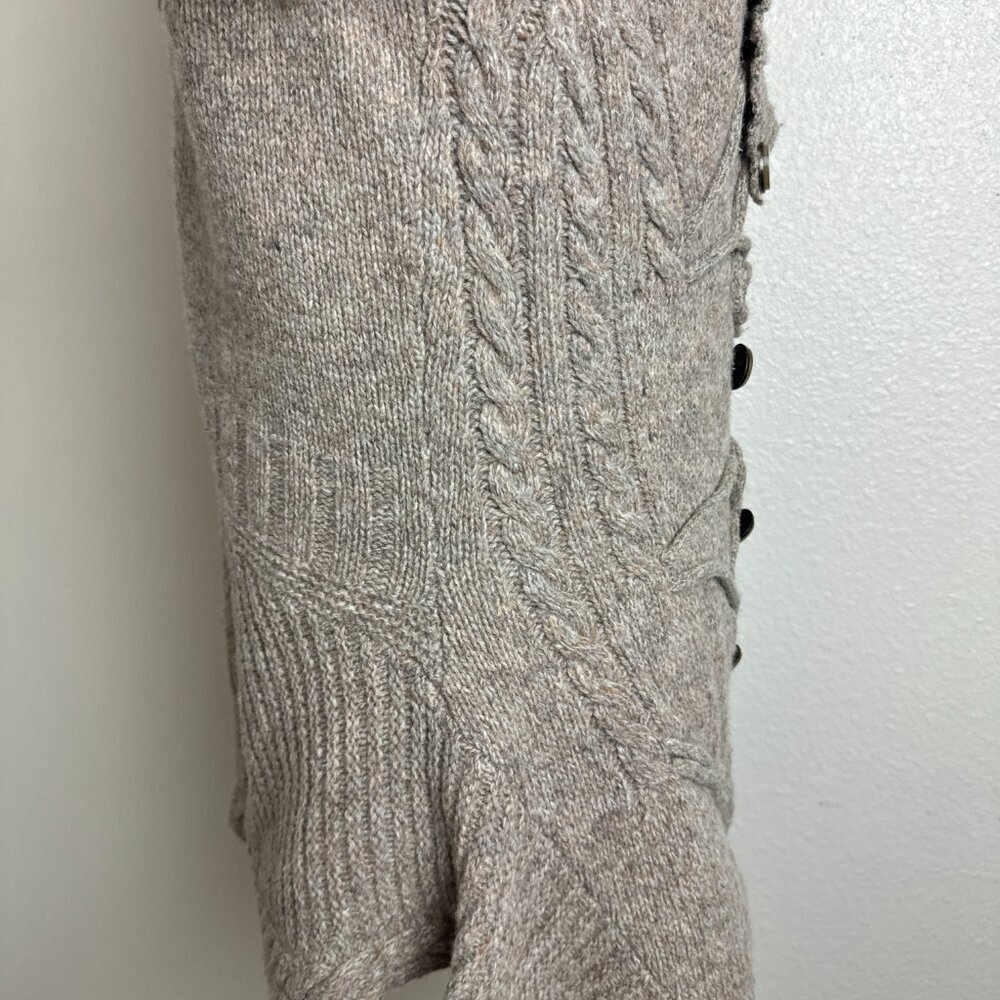 Anthropologie Leifsdottir Buttoned Wool Knit Cardigan Size M - Picture 7 of 13
